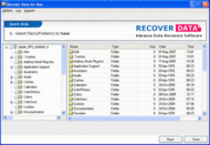 Recover Data Mac Data Recovery screenshot